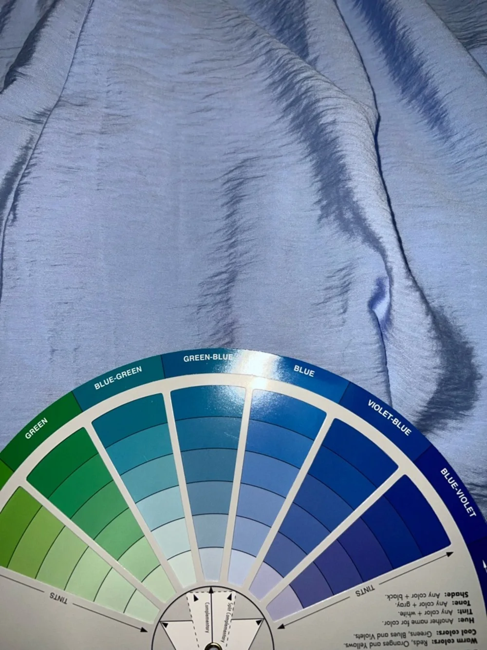 A new day Open Back Baby Blue Flowy Midi Dress with Adjustable Straps, Sz Large - Picture 8 of 11